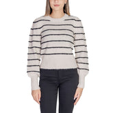 Jacqueline De Yong Gray Polyester Sweater -   -  Jacqueline De Yong.